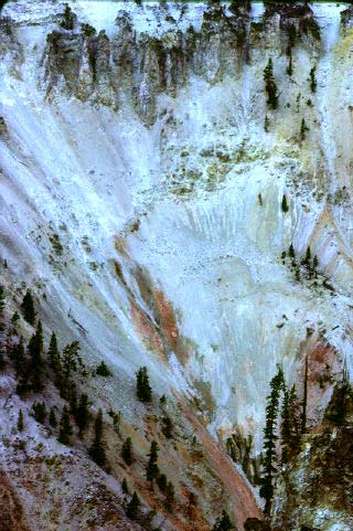 Walls of Yellowstone Canyon