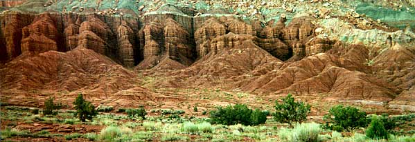 Mudhills and bluffs