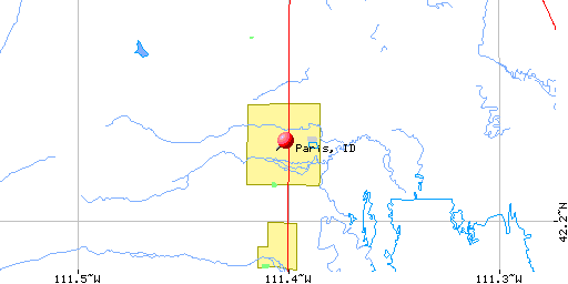 Map of Paris, ID